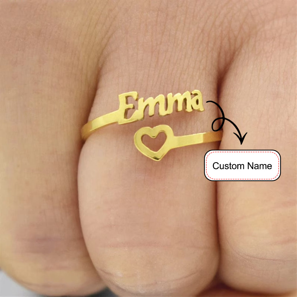 Cute Couple Name Ring at Rs 299/piece | Mahasamund| ID: 2850842418930